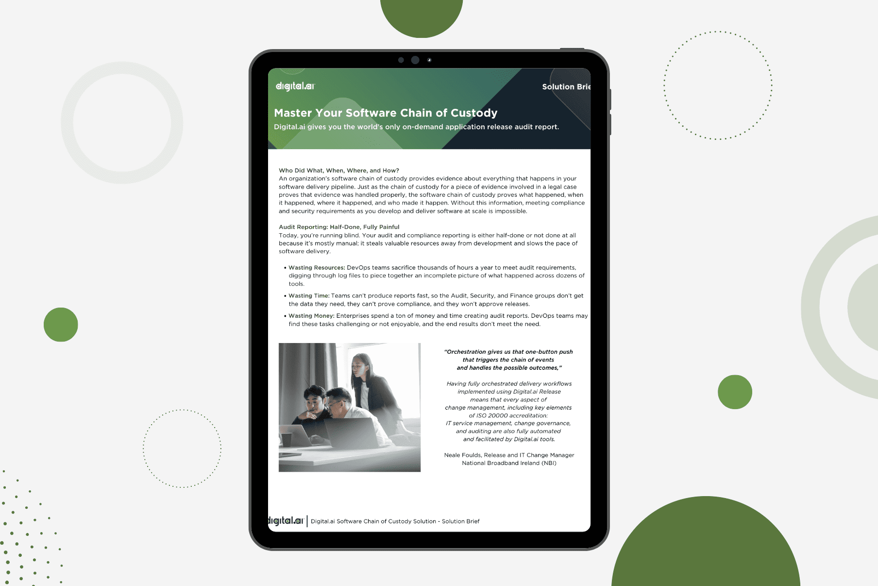 Software Chain of Custody Solution Briefs Digital.ai