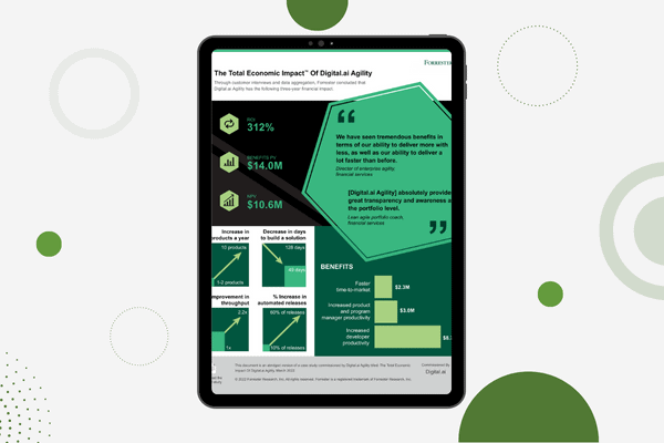 The Total Economic Impact™ of Digital.ai Agility