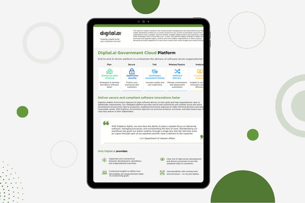 Digital.ai Government Cloud Platform