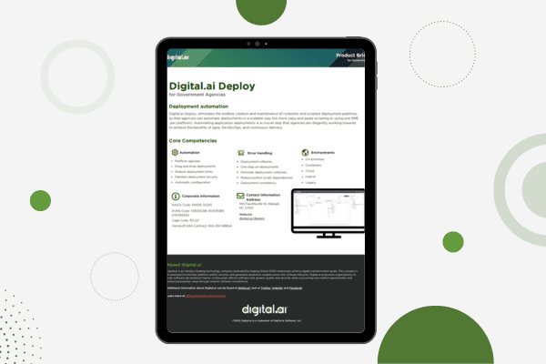 Digital.ai Release for Government agencies
