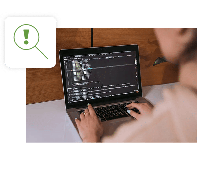 ラップトップの脅威警告