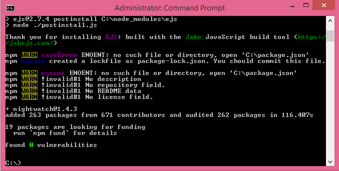nightwatch.js done