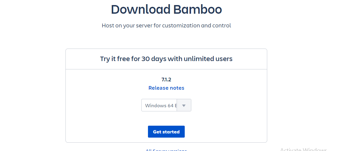 Download Bamboo CI Server