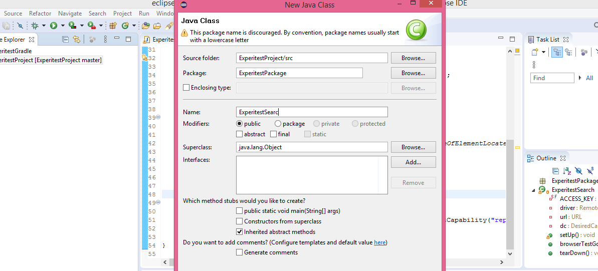 java class Bamboo CI Server