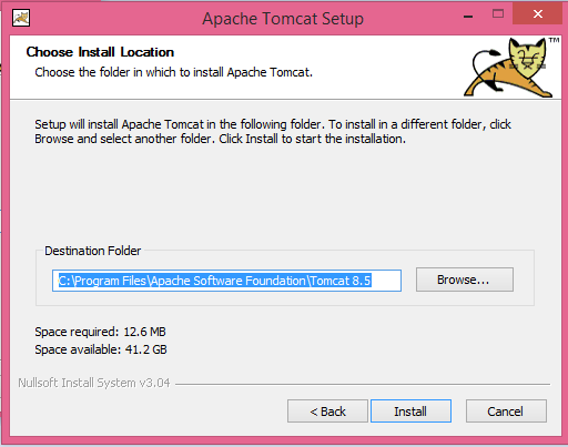install location