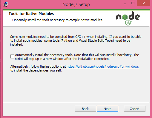 node.js tools
