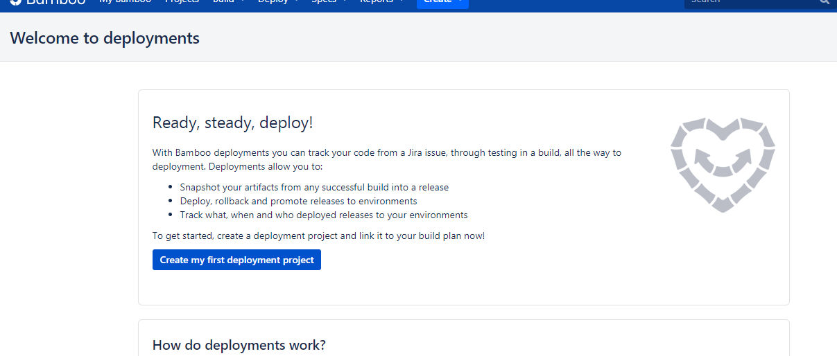 Bamboo CI Serve Deployment Plan