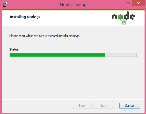 node.js installation