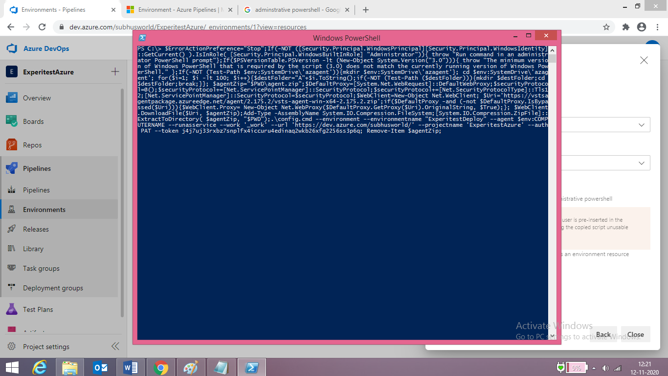 microsoft azure powershell