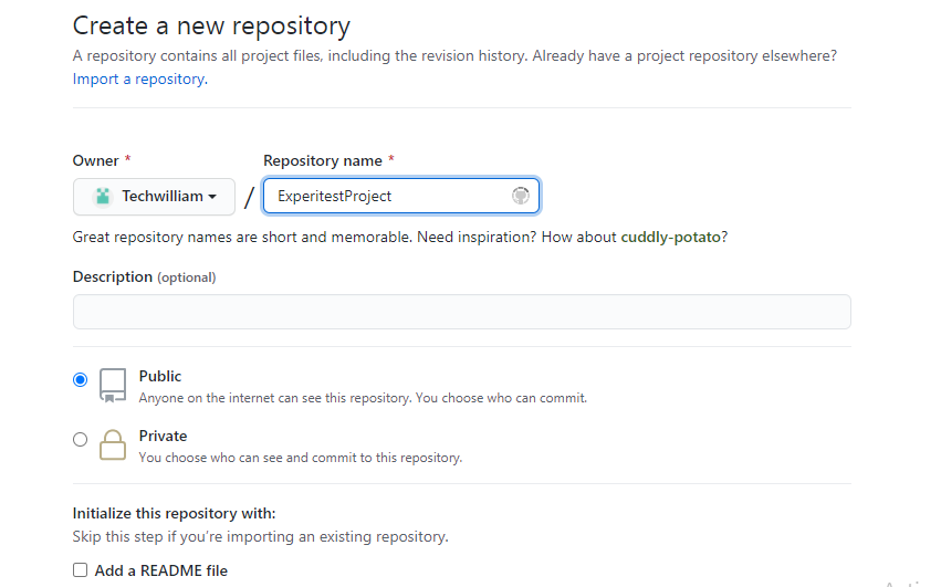 github create